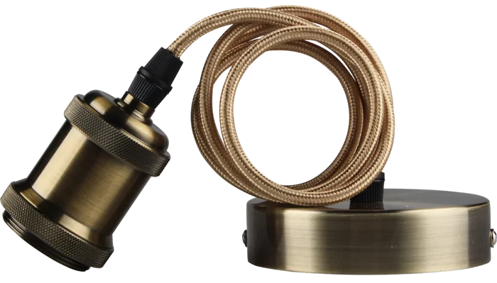 Kosnic CAL-BRZ/E27 Calla, Pendent Fitting, Bronze, E27